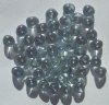 50 6x8mm Blue Lustre Potato Nuggets